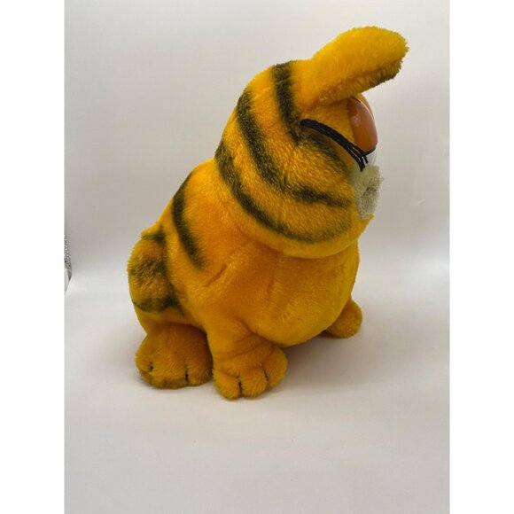 Rare 1981 Large Sitting Garfield Plush: Vintage Cartoon Cat Collectible - Picture 6 of 7